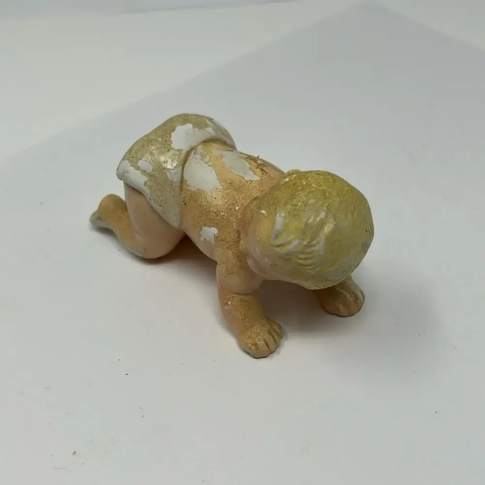 Vintage Crawling Baby Figurine 